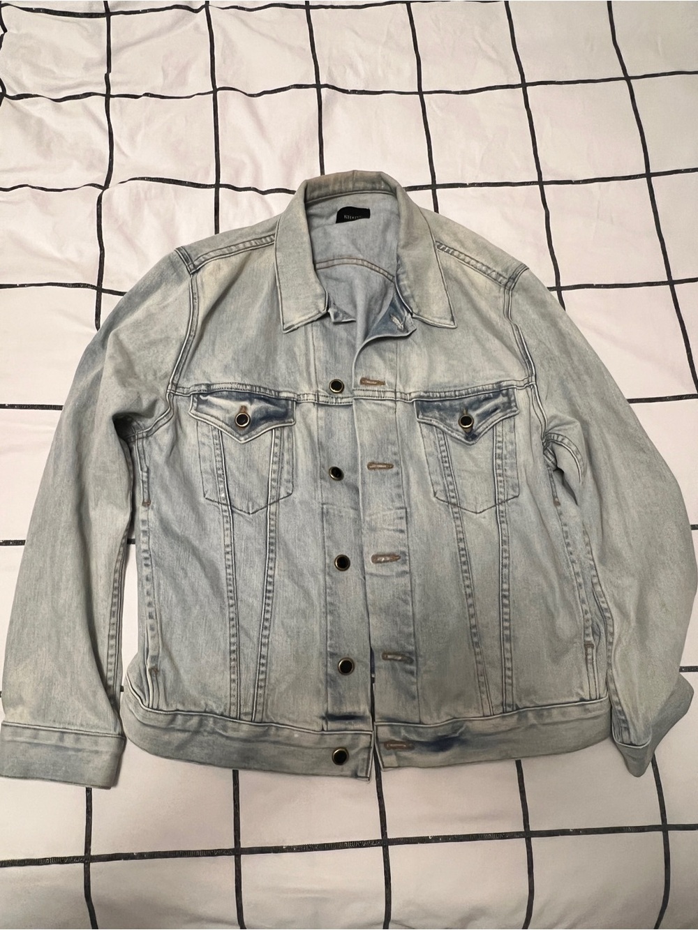 Khaite Light Wash Denim Jacket